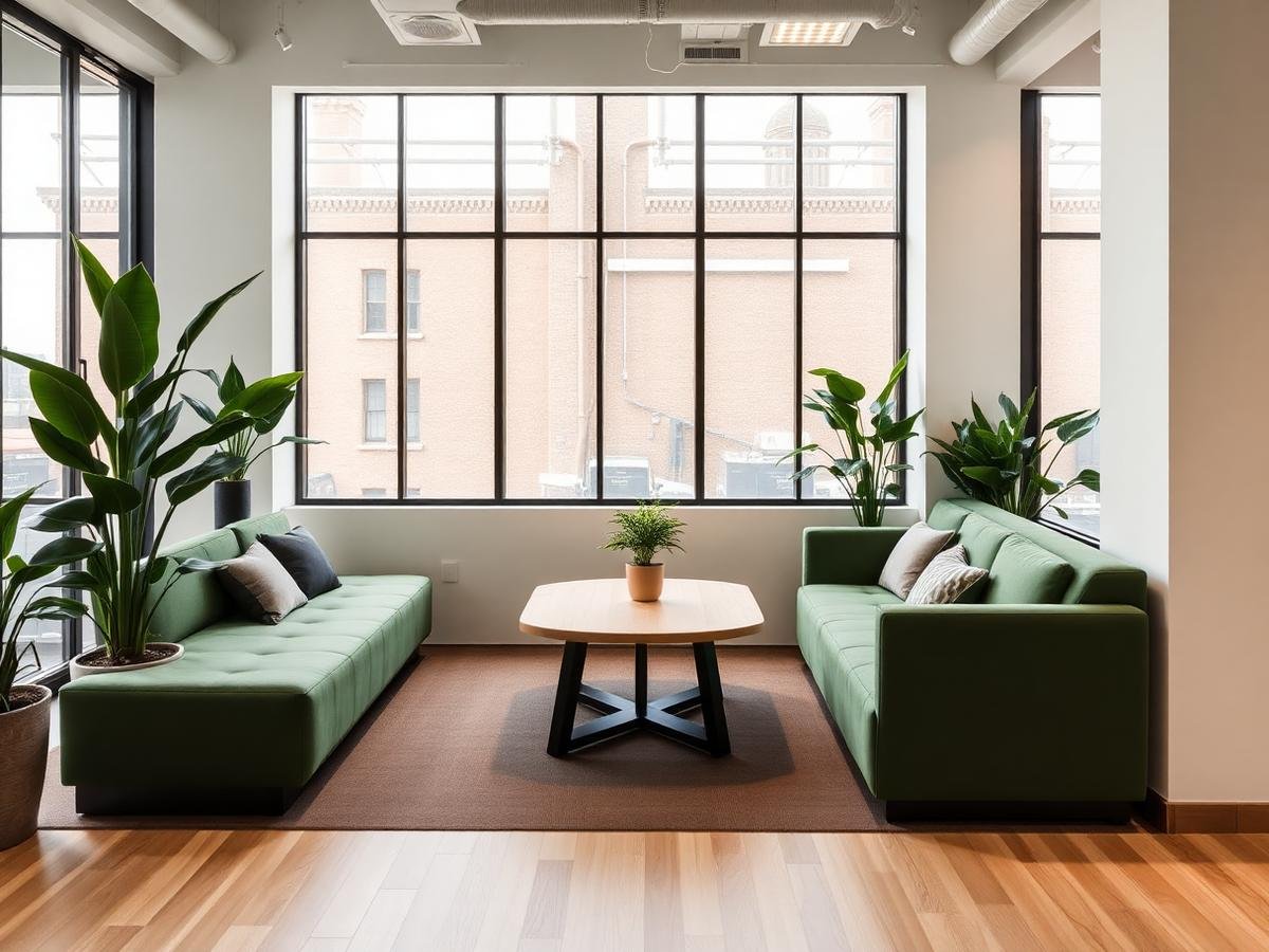 Technology company workspace
