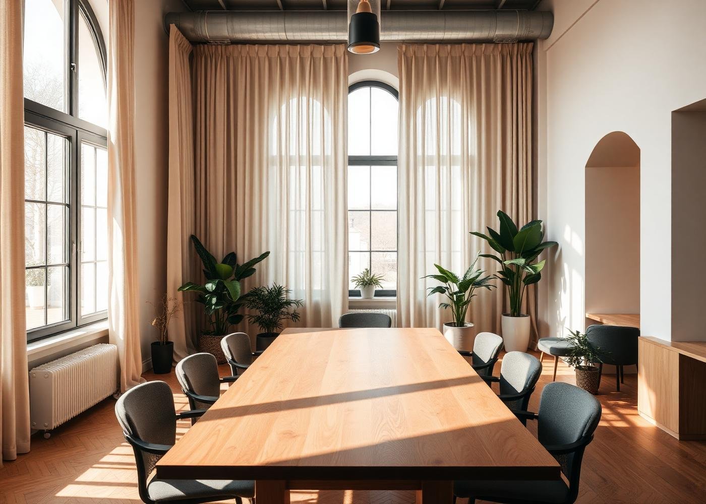 Modern coworking space