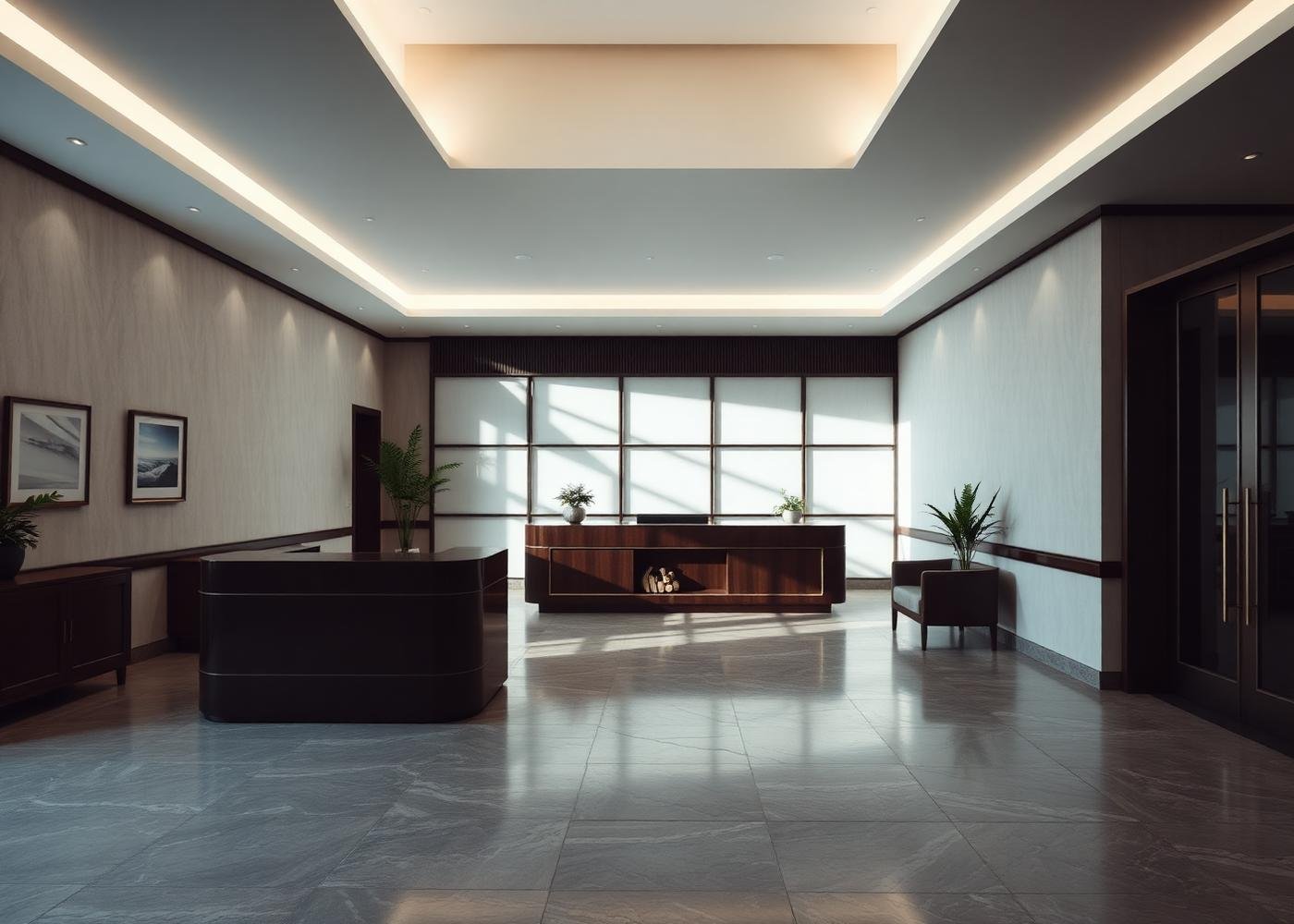 Contemporary financial office