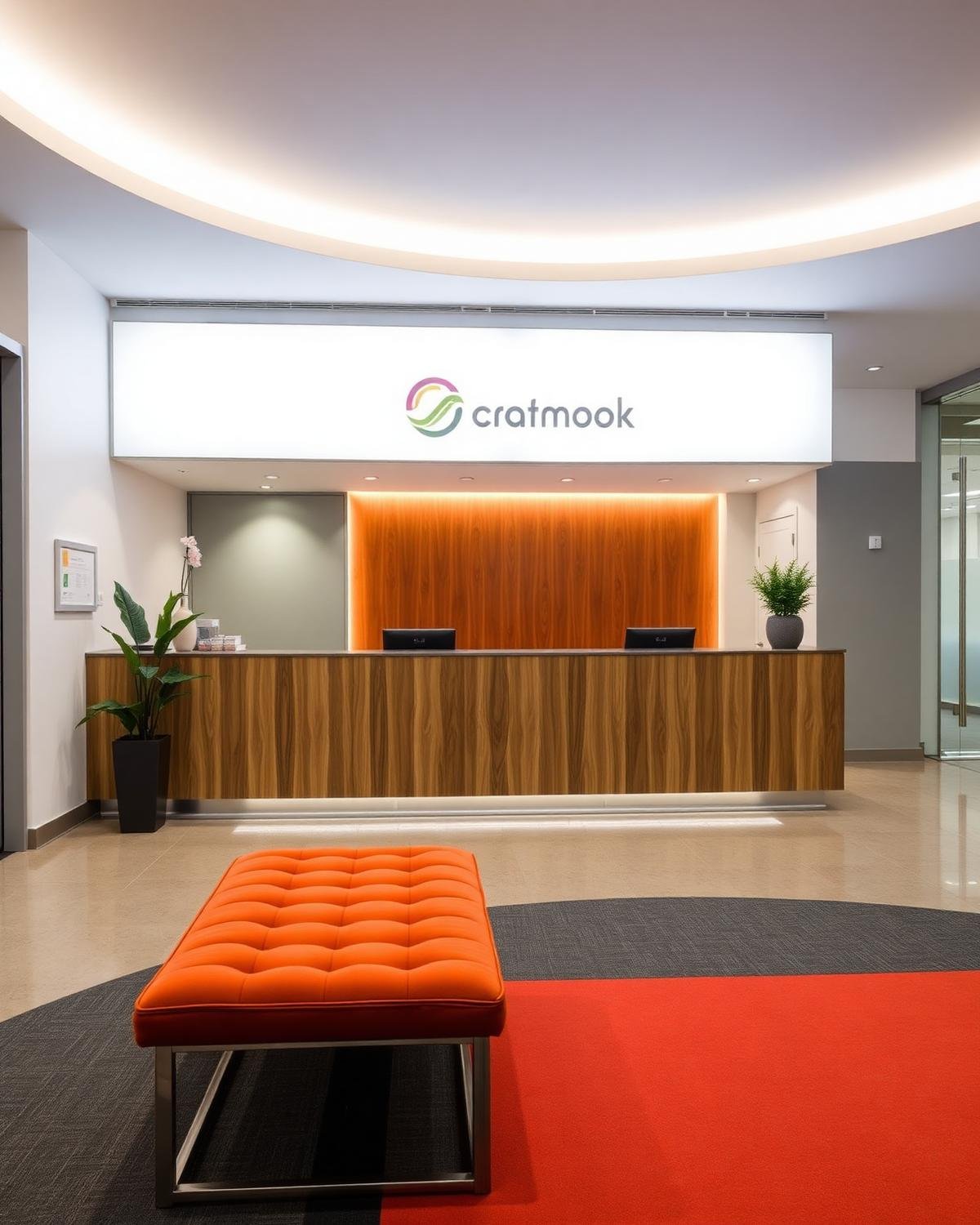 Finance headquarters reception