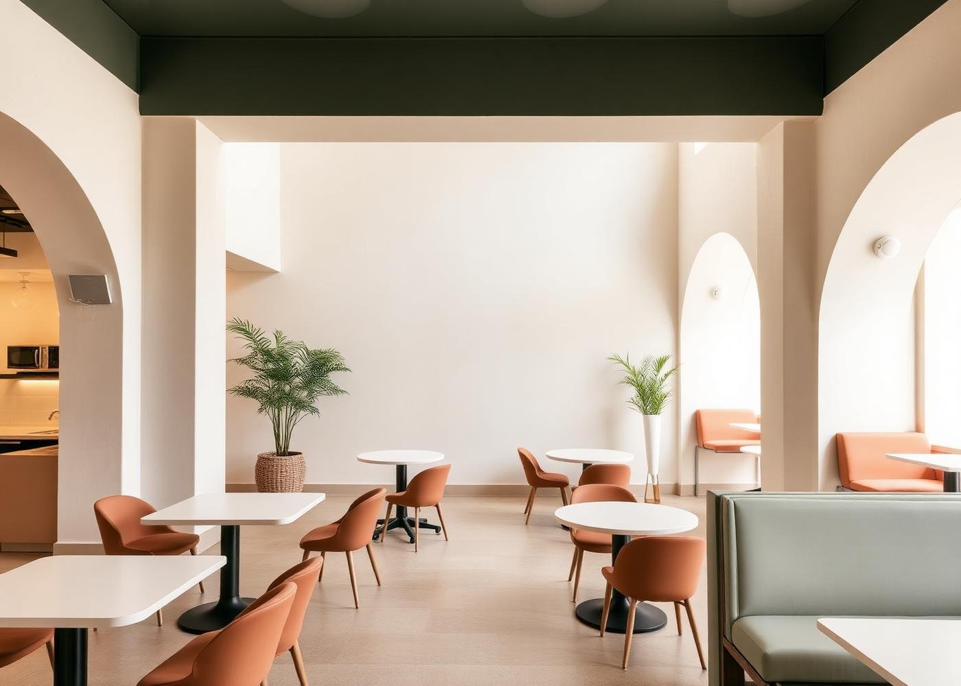 Future ready office workspace interior